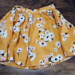 PETIT BATEAU（プチバトー）フレアスカート　4歳　花柄のサムネイル