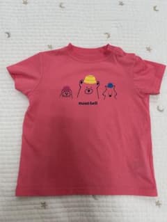 mont-bell 水陸両用　ベビーTシャツ 90 ピンク　水遊びのサムネイル