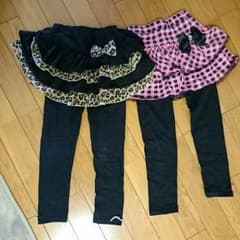 おこわ様専用値下げ♪レギンス付きフリルスカートのサムネイル