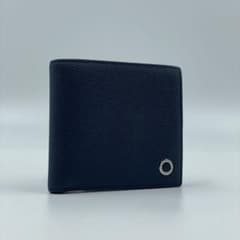 □未使用級□ BVLGARI ビーゼロワン 折り財布 レザー ブルー系 | Mercari