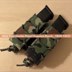 陸自迷彩 HSGI Type ダブルピストルマガジンポーチ GEN2 TACO - メルカリ
