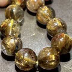 ☆HY！福徳大黒宝珠⑤金財！キャッツアイ　タイガー タイチンルチル ブレス ☆別格高級品！福徳大黒宝珠⑤金財！キャッツアイ タイガー