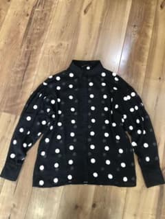 ZARA ドットシースルーシャツのサムネイル