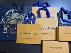 ルイ・ヴィトン LOUIS VUITTON ショッパー 紙袋 空き箱 リボン - メルカリ