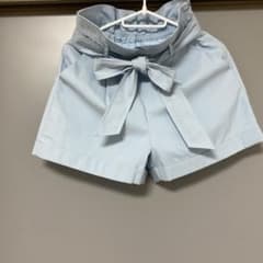 水色 ナイロン キュロットのサムネイル