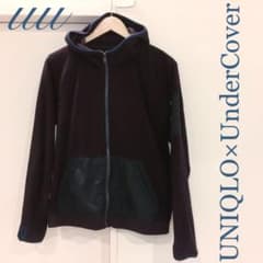 【UNIQLO× UnderCover】uuマイクロフリースパーカー パープルLのサムネイル