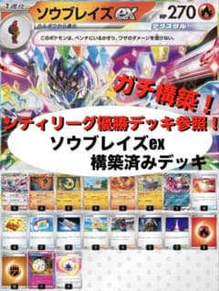 ガチ構築】ソウブレイズex構築済みデッキ - メルカリ