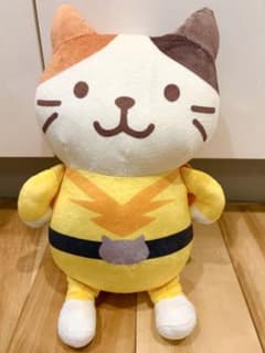 후쿠 후쿠 냥코 냥 레인저 빅 봉제 인형 전체 길이 약 35cm