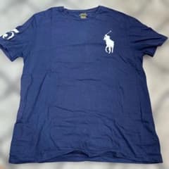 ⭐️ラルフローレン ⭐️Tシャツ ネイビー ビックポニー　ナンバー刺繍のサムネイル