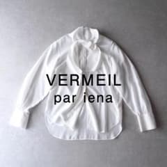 美品 IENA ヴェルメイユ パー イエナ 2,3万 ボウタイブラウス ホワイト 美品 IENA ヴェルメイユ パー イエナ 2,3万 ボウタイブラウス ホワイト