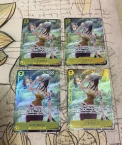 J*様 ワンピースカードゲーム ニコ・ロビン 4枚セットのサムネイル