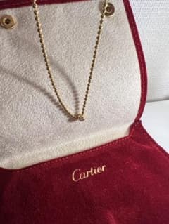 カルティエ　ペルルドディアマン　ダイヤネックレス　k18のサムネイル