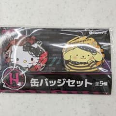サンリオ Happyくじ PUNK 缶バッジセット ハローキティ ポムポムプリンのサムネイル