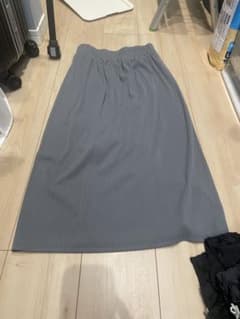 グレー ロングタイトスカートのサムネイル