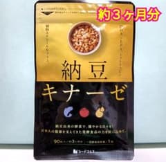 納豆 キナーゼ　約３ヶ月分　ＤＨＡ　ＥＰＡ　ナットウ　シードコムス　サプリ　健康のサムネイル