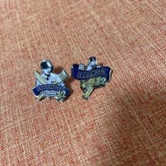阪神タイガース　坂本誠志郎　シークレットピンズセット　グルメ得プラスのサムネイル
