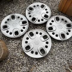 スペーシア　純正　タイヤセット 155/65R14 ホイールキャップ 4枚セット】Suzuki スズキ スペーシア 純正ホイールキャップ 14インチ