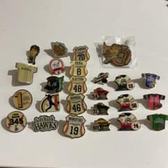 ソフトバンクホークス　オリジナルピンバッジセット 福岡ソフトバンクホークス オリジナルピンバッジ 25個 クラブホークス
