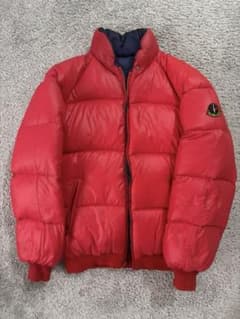MONCLER ダウンジャケット レッド ネイビー リバーシブルのサムネイル