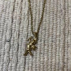 ゴールドカラー 天使モチーフ ネックレスのサムネイル