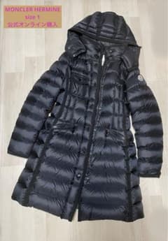 美品 ♡MONCLER♡ HERMINE エルミンヌ 黒 1のサムネイル