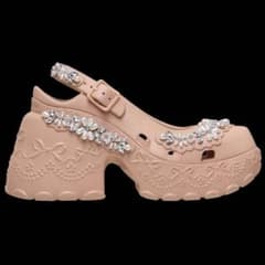 simone rocha crocs バレリーナ プラットフォーム ピンク - メルカリ