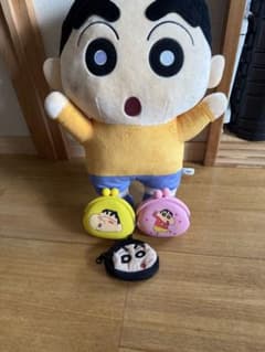 크레용 신짱 봉제인형 가마구치 세트