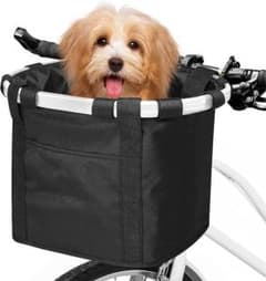 自転車かご バスケット 耐荷重5KG 脱着式 折りたたみ可能 大容量のサムネイル