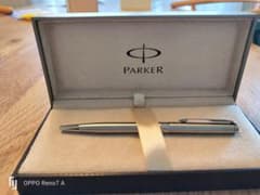 Parker シルバーボールペン ギフトボックス付きのサムネイル