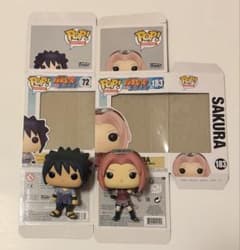 NARUTO-ナルト-疾風伝　funkopop サスケ　サクラ