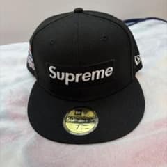 正規品　美品　Supreme✖️NEW ERA ベースボールキャップ 7 1/2 Supreme NEWERAす ベースボールキャップ 7 1/2 - メルカリ