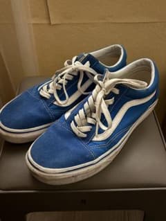 希少カラー VANS OLD SKOOL BLUE オールドスクール　ブルーのサムネイル