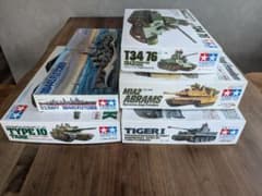 TAMIYA 1/35　ミリタリーミニチュアシリーズ　プラモデルセットのサムネイル