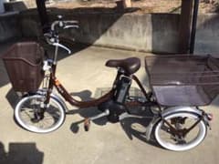 電動アシスト　三輪自転車　三輪車　ヤマハPASワゴン　PA16Wのサムネイル