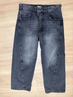 WYM VINTAGE WASHED CURVED DENIM Lのサムネイル