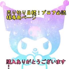 売り切り目標！プロフ必読様専用ページ♡のサムネイル