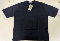未使用・タグ付きJOHN SMEDLEY 半袖ニットTシャツ ネイビー L英国製 