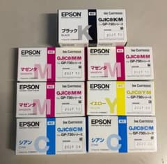 EPSON インクカートリッジ 4色　 GP-730シリーズ　７個セットのサムネイル
