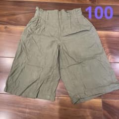 グローバルワーク リネンワイドパンツ 100のサムネイル