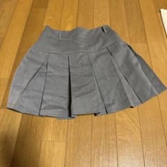 グレー プリーツスカート ミニ丈のサムネイル