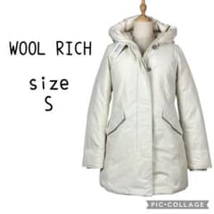 【美品】ウールリッチ★Arctic Parka　ダウンコート　フード　アイボリー 美品】ウールリッチ☆Arctic Parka ダウンコート フード アイボリー