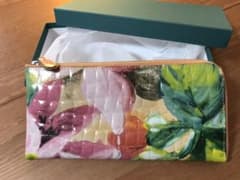 未使用 ヴィアドアン via doan 本革 長財布 L字ファスナー 花柄のサムネイル