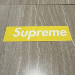 2023FW supreme ステッカー ″ミニボックスロゴ″イエロー - メルカリ