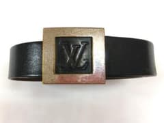 Louis Vuitton メンズレザーベルト ブラックのサムネイル