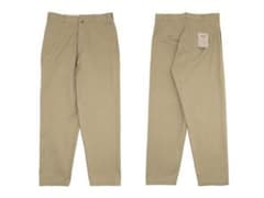 YAECA チノパン ワイドテーパード KHAKI Size30のサムネイル