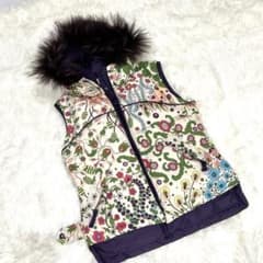 派手 柄物 カラフル ダウンベスト リバーシブルMISS SIXTY - メルカリ