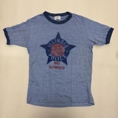 ビンテージUSA製ILLINOIS POLICE 1982 OLYMPICS Mのサムネイル