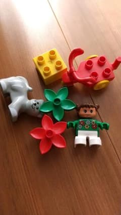 レゴ lego デュプロレトロ 三輪車 ねこ フィグのサムネイル