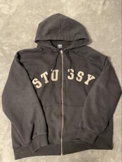 Old stussy 90s ジップアップパーカー　サイズXL 希少サイズのサムネイル