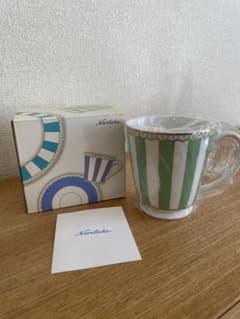 新品 Noritake ノリタケ マグカップ グリーンのサムネイル
